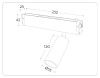 Трековый магнитный светильник Ambrella Light Magnetic 220V (Магнетиц 220В) GL1221