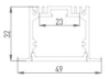 Алюминиевый профиль Designled LE 00-00010356
