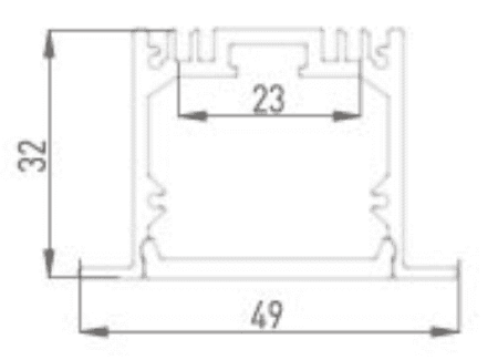 Алюминиевый профиль Designled LE 00-00010356
