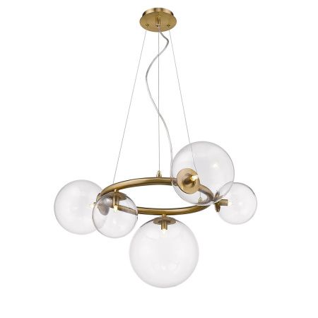 Люстра подвесная Delight Collection Puppet (Пуппет) P68092-5 brass