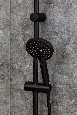 Душевая стойка Orange O-Shower OW02b настенная цвет черный