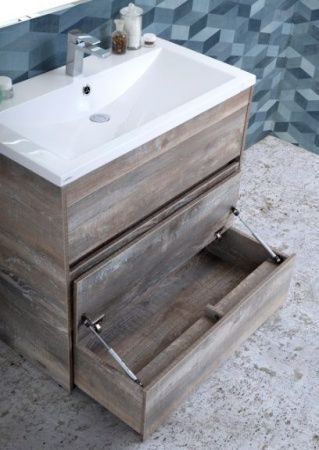 Тумба под раковину Art&Max FAMILY Family-900-3C-PIA-PE 90х50 напольная цвет серый