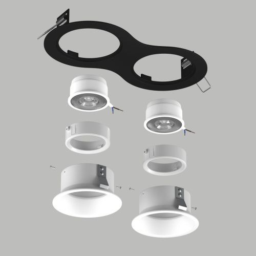 Светильник встраиваемый Lightstar Domino (Домино) D6270606WMOD - фото 2