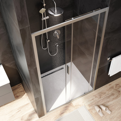 Душевая дверь Am.Pm Gem W90G-110-1-195MT 110х195 стекло прозрачное профиль хром матовый - фото 3