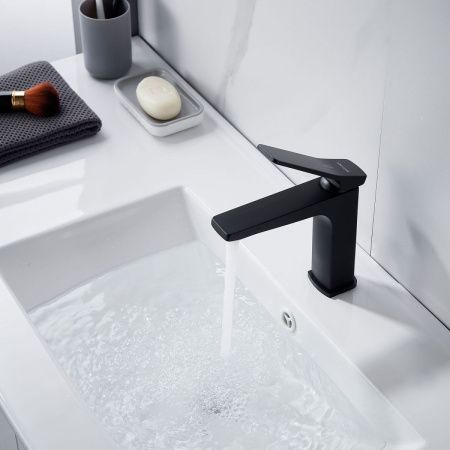 Смеситель Shevanik S4601H на раковину черный