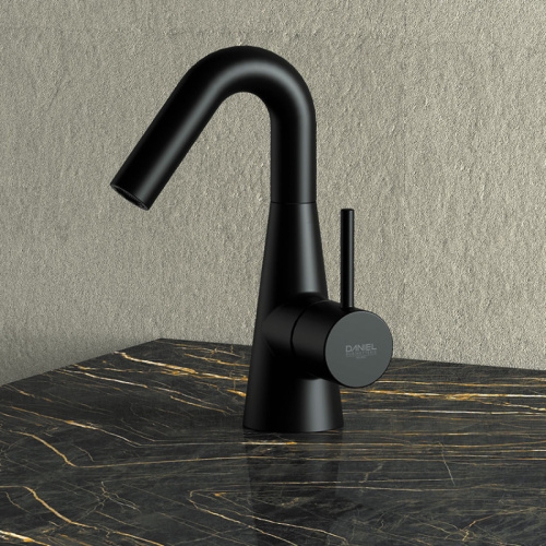Смеситель Daniel Swing SG606N15 на раковину черный - фото 2