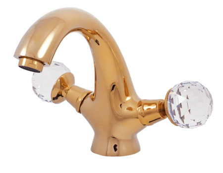 Смеситель RavSlezak BRILLIANCE BRILLIANCE129.5Z на раковину золото