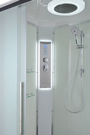 Душевая кабина AvaCan EM EM3912LLED 120х90 асимметричная с крышей ориентация левая