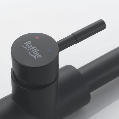 Смеситель для кухни Raffine F213H на мойку черный - фото 5