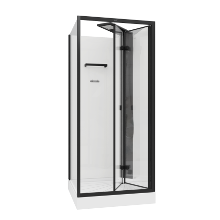 Душевая кабина Cerutti SPA BELLA90B 90х90 квадратная без крыши