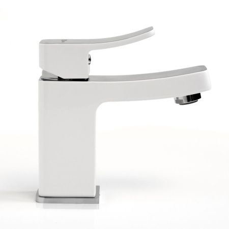 Смеситель Wasserkraft Aller 1060 WHITE 1063W на раковину белый/хром