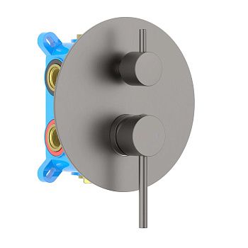 Смеситель для ванны Aquatek Европа AQ1347BGM вороненая сталь