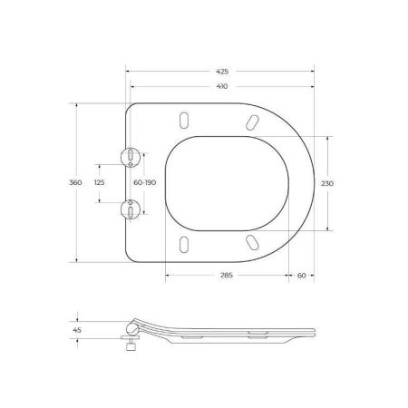 Унитаз подвесной BelBagno LOTO BB070CHR/SC белый с сиденьем микролифт безободковый каскадный смыв