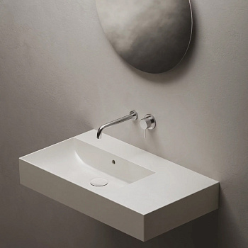 Раковина из санфаянса Hatria BAHIA_13 BHD800465011TS0 80х47 подвесная цвет белый