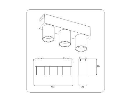 Трековый магнитный светильник Ambrella Light Track System (Трацк Сыстем) GV1504