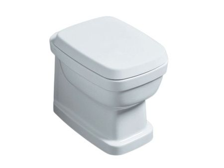 Чаша унитаза приставная Simas EVO 01 bia цвет белый без сиденья душевой смыв