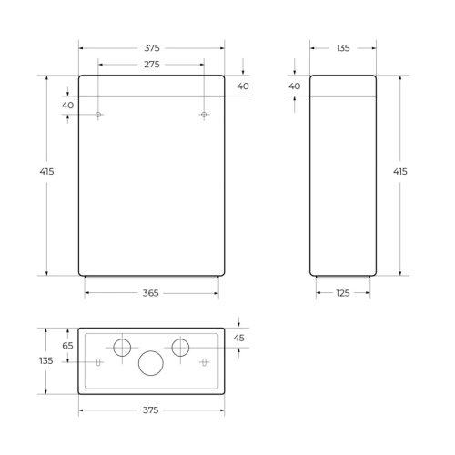 Бачок Cezares STYLUS CZR-151-T - фото 2