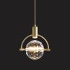Светильник подвесной Delight Collection 2121P/A brass/clear