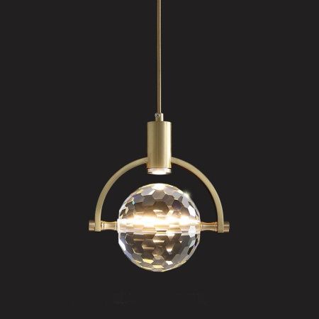 Светильник подвесной Delight Collection 2121P/A brass/clear