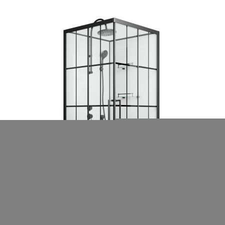 Душевая кабина Niagara Standart ST100/15QL/KL/BKT 100х100 квадратная без крыши ориентация универсальная