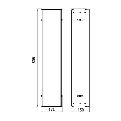 Монтажная рама для встраиваемых модулей Emco Asis 9750 000 51 - фото 2