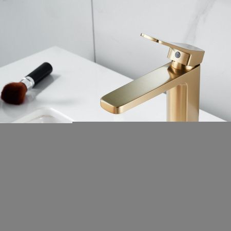 Смеситель Shevanik S9901G на раковину золото