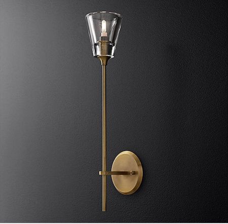 Бра Delight Collection Torche De Verre (Торцхе Де Верре) 8614W/D gold