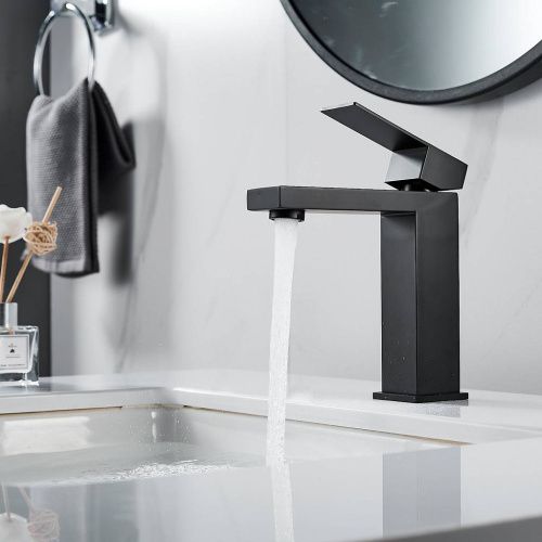 Смеситель Maretti Umbria Black UMB32RF51 на раковину черный - фото 4