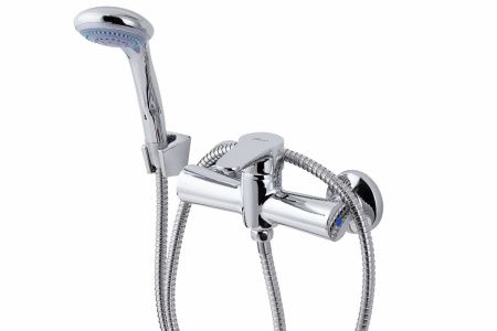 Смеситель для ванны и душа FAUZT FZs-241-B101 настенный хром