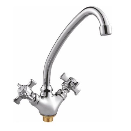 Смеситель для кухни Cron CN4124 на мойку хром