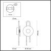 Светильник настенный Odeon Light Magnet (Магнет) 5407/6WL