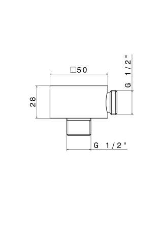 Шланговое подключение Kerama Marazzi 5699KM.01.093