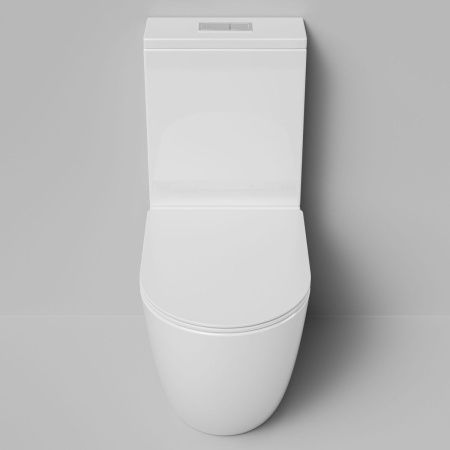 Унитаз напольный с бачком Grossman Торнадо GR-4494SQ белый с сиденьем микролифт безободковый смыв торнадо