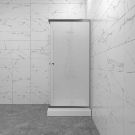 Душевой уголок Тритон Вента Щ0000067980 80х80 стекло матовое профиль хром с поддоном