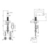 Смеситель Gessi Gessi316 54281#707 на раковину черный