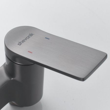 Гигиенический душ со смесителем Shevanik S4105T-1 оружейная сталь