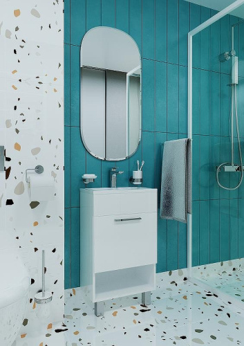 Тумба с раковиной 1MarKa July У85932 50х30х85 - фото 4