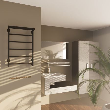 Полотенцесушитель электрический Altasan СкалаПроф СкалаПроф8050ПЧМ 55х80 черный