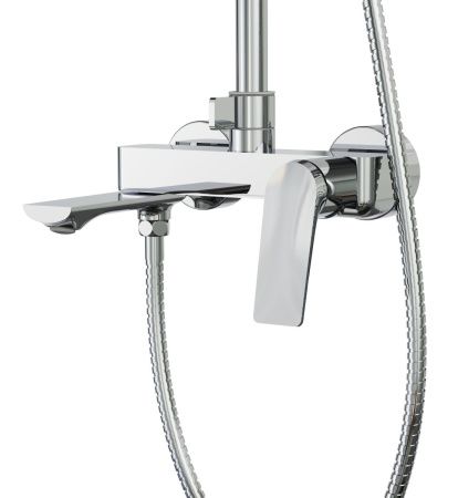 Душевая стойка Tokito Rain TOK-RAI-1017 настенная цвет хром