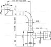 Сифон для раковины Alcadrain A403 хром