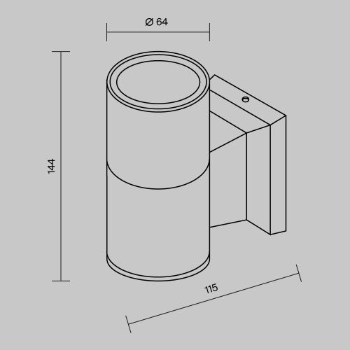 Бра Maytoni Outdoor Bowery O574WL-01B - фото 4