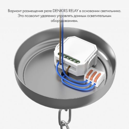 Одноканальное Wi-Fi реле-выключатель Denkirs Relay (Релаы) RL1001-SM/1 - фото 3