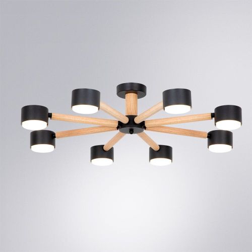 Люстра потолочная Arte Lamp Tenda (Тенда) A1624PL-8BK - фото 2