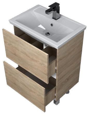 Тумба под раковину 1MarKa Aris У76061 70х50 цвет коричневый