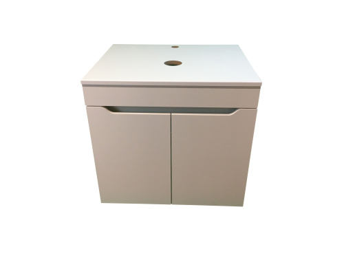 Тумба с раковиной Sintesi STL.W7019_SIN-LVB-APP-401 60х55х50 подвесная цвет белый - фото 5