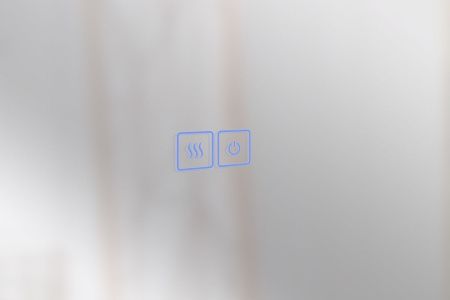 Зеркало с подсветкой и антизапотевателем Art&Max GINA AM-Gin-1000-700-DS-F-H 100х70 подвесное