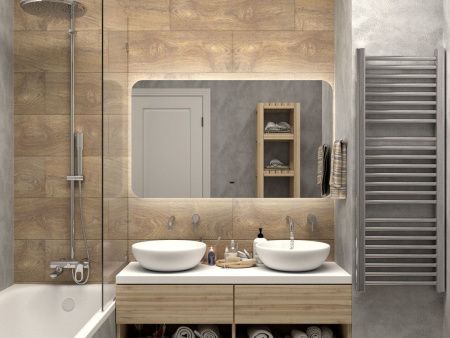 Зеркало с подсветкой Misty Зеркала (сенсорные) АДХ-02-120/70-14 120х70 подвесное