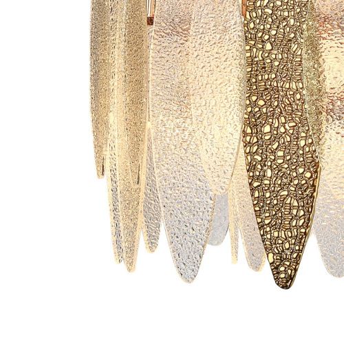 Люстра подвесная Natali Kovaltseva Triada (Триада) TRIADA 91002/5C GOLD - фото 3