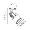 Трековый светильник Arte Lamp Lyra (Лыра) A6252PL-1BK
