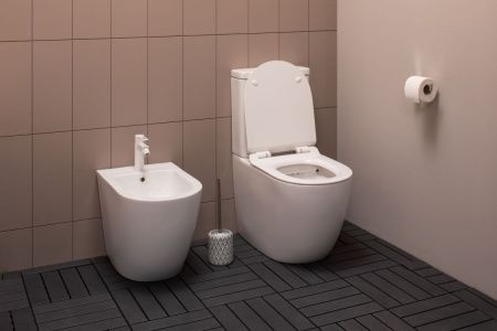 Чаша унитаза напольная Aquanet Cetus CETUS-C1 цвет белый без бачка с сиденьем микролифт безободковая каскадный смыв